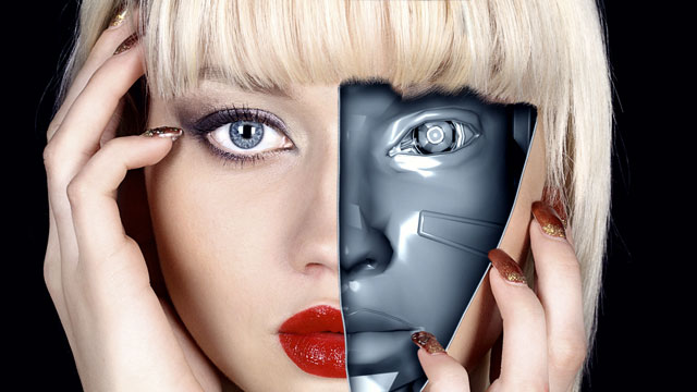 Robot Girl in Photoshop CS6 3D